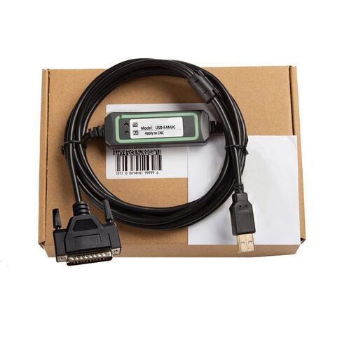USB-FANUC Download Cable for CNC Machine Tools Data Cable Programming Cable Transmission Cable Debugging Cable USB to 25-pin Stable Model FT232RL chip Gold-Plated Plug 5 Meters in Saudi Arabia