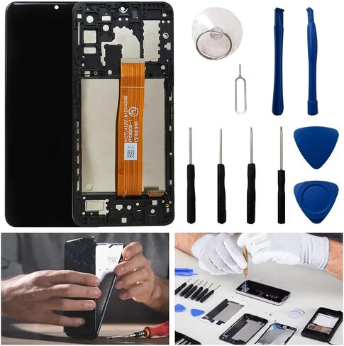 شاشة LCD تعمل باللمس محول الأرقام مع الإطار محول الأرقام بشاشة تعمل بلمس LCD لشاشة سامسونج SM-A326B A326B/DS in Kuwait