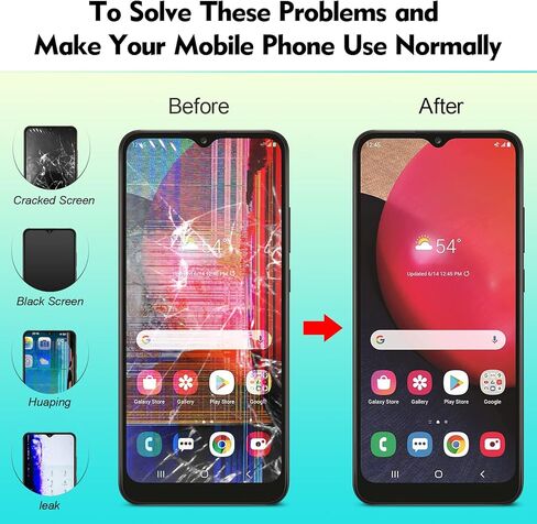 استبدال شاشة لهاتف Motorola Moto G Power 5G 2025 XT2515v XT2515-1XT2515-2 شاشة LCD لهاتف Moto G Power 5G 2025 Incell مجموعة رقمية لشاشة تعمل باللمس (أسود مع إطار) in Kuwait