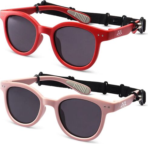 EYEBUDDY Kids Toddler Sunglasses Age 2-4/3-5 Boys Girls Polarized UV Protection Sun Glasses for Age 2-8 in Kuwait