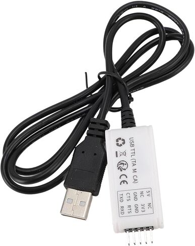 Acouto USB إلى UART TTL كابل تسلسلي ذكر STC محول تنزيل متوافق مع كابل التوصيل والتشغيل 7 8 10 لسهولة الاتصالات in Saudi Arabia