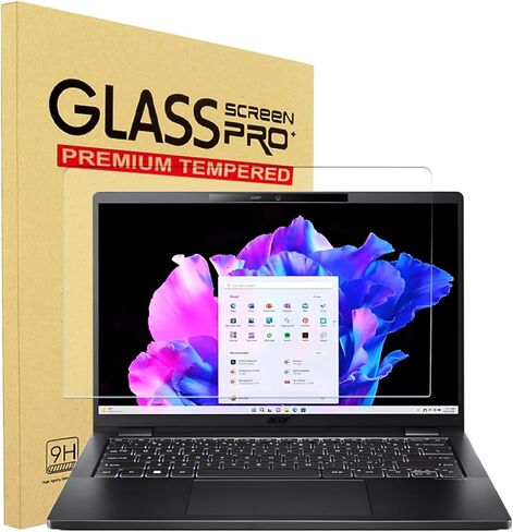 واقي شاشة من الزجاج المقوى مقاس 14 بوصة لجهاز Acer TravelMate P2 14 TMP214-55-G2-55B1/TMP214-56-54NF, P4 14 TMP414-53/TMP414-53G,P4 Spin 14 TMP414RN-54-56G9,P6 TMP614-73T-78TG/TMP614-53-565S مقاس 14 بوصة 16:10 in Kuwait