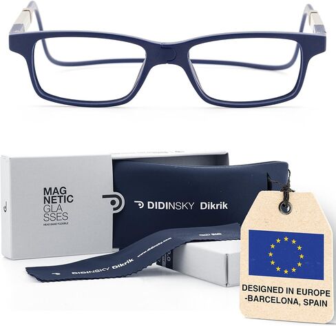 DIDINSKY Magnetic Reading Glasses – Foldable Blue Light Blocking Readers for Men & Women with Anti-Reflective Lenses in Saudi Arabia