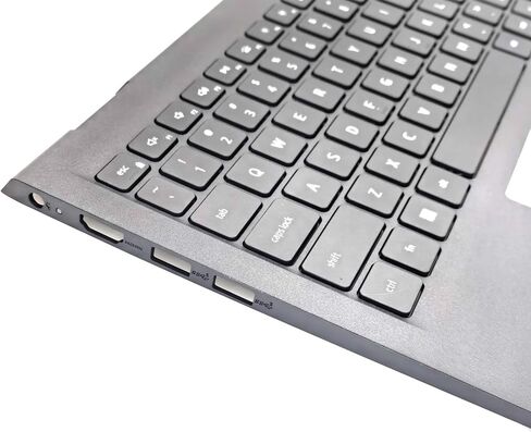 غطاء علوي بديل لمسند راحة اليد لجهاز Dell Inspiron 15 3510 3511 3515 3520 3525 سلسلة كمبيوتر محمول مع مجموعة لوحة مفاتيح بإضاءة خلفية بتصميم أمريكي 418CV 0418CV منفذ USB-A in Kuwait