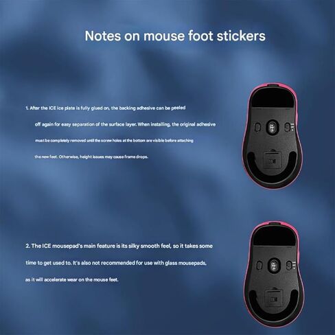 لعبة Mousepad Esports Game Ice Mouse Feet لـ MCHOSE A7 Ultra RE Mouse Skates in Kuwait