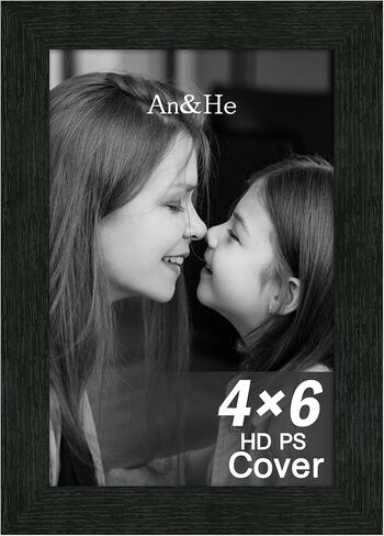 An&He 6x8 inch Picture Frame, Deep Blue Simple Photo Frame for Decorative Artwork, Suitable for Tabletop, Desk, Bookshelf and Wall Display, Photo Gallery Decor in Saudi Arabia