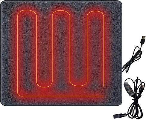 USB Heating Pads Neck Back Shoulder Heat Pad Shoulder Pain Relief Electric Cloth Heater Pad Washable Foldable Pad 35-42℃ 3-Mode Adjustable Temperature USB Heated Blanket for Clothes Seat Pet Warmer in Saudi Arabia