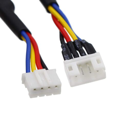 10pcs 4pin to 4pin M/F PWM Noise Speed RPM Reduction Computer GPU VGA Fan Resistor Cable in Saudi Arabia
