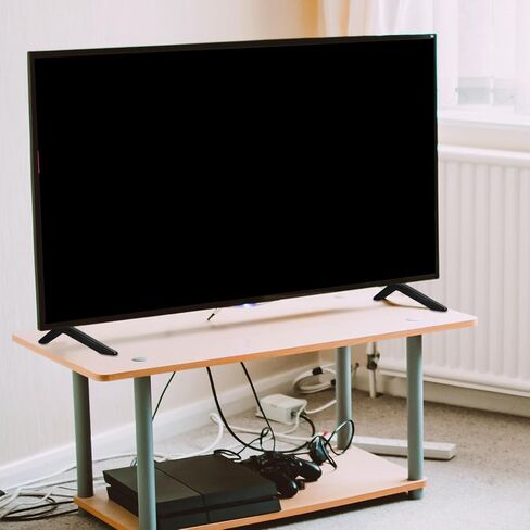 NUOBESTY Tv Stand Legs Replacement for Flat Screen Tvs Universal Tv Dock Base for 32-50 Inch Tvs Stable Plastic Tv Holder for Living Room and Bedroom in Saudi Arabia