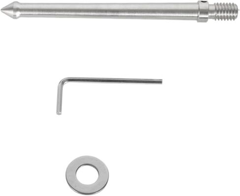 Tripod Foot 1/4 3/8 Inch Screw Stainless Steel Ground Monopod Spikes Mount Nail 80mm 120mm with Wrench Gasket Stainless Steel Tripod Foot in Saudi Arabia