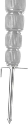 Tripod Foot 1/4 3/8 Inch Screw Stainless Steel Ground Monopod Spikes Mount Nail 80mm 120mm with Wrench Gasket Stainless Steel Tripod Foot in Saudi Arabia