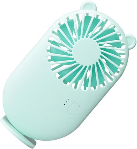 TEHAUX مروحة صغيرة صامتة محمولة USB للاستخدام المكتبي والمنزلي قابلة لإعادة الشحن ومروحة مكتب تبريد كتم الصوت باللون الأخضر للعمل الهادئ والدراسة in Kuwait