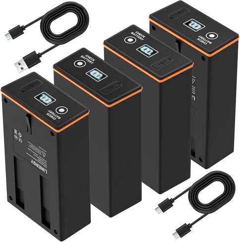 3-Pack Replacement Battery Pack for Moultrie Edge Cellular Trail Camera - 20W Fast Charging - 6000mAh Rechargeable Battery for Moultrie Edge, Edge Pro, Edge 2, Edge 2 Pro, Edge 3 in Kuwait
