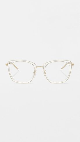 Tory Burch TY 1092 1979 Clear Metal Irregular Eyeglasses 51mm in Saudi Arabia