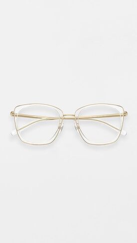 Tory Burch TY 1092 1979 Clear Metal Irregular Eyeglasses 51mm in Saudi Arabia