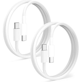 كابل USB C إلى USB C لهاتف Apple iPhone 17/16/15، بطول 6 أقدام، سلك شحن سريع من النوع C لهاتف iPhone17/ 16/15 Pro Max، iPhone16e MacBook Air، iPad Pro، Samsung Galaxy in Kuwait