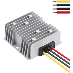 مثبت تيار مستمر 8 فولت - 40 فولت إلى 13.8 فولت محول باك باك 20 أمبير، محول تلقائي مقاوم للماء ومنظم جهد تلقائي لأعلى/لأسفل 13.8 فولت وحدة محول فولت in Kuwait