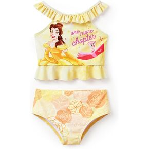 Disney Elsa Princess Toddler Girls Two Piece Tankini Top and Bow Tie Bikini Bottom Beach Swimwear Set in Kuwait