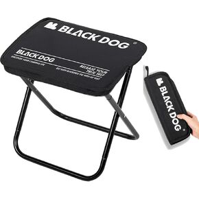 مقعد قابل للطي للتخييم خفيف الوزن مقاس 11 بوصة من Blackdog - كرسي تخييم صغير الحجم بوزن 0.7 رطل، تصميم إطار X مصنوع من سبائك الألومنيوم بسعة 265 رطلًا للمشي لمسافات طويلة وصيد الأسماك والشواء، مقعد صغير محمول للبالغين in Kuwait