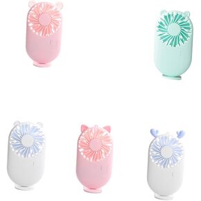 Kisangel Portable USB Mini Fan Silent Desk Fan for Office Home Use in Green for Travel and Study in Saudi Arabia
