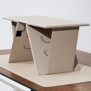 مكتب وحامل كمبيوتر محمول رفيع الطي من TopJob Origamie، حامل كمبيوتر مريح، حامل كمبيوتر محمول محمول أنيق مع خيارات ألوان متعددة، متوافق مع MacBook Air وMacBook Pro وDell XPS (Mist) in Kuwait