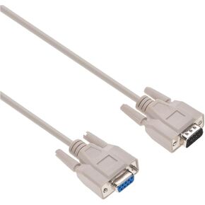 DB9 RS232 ذكر إلى أنثى منفذ تسلسلي تمديد كابل الحبل طول 3 أقدام سلك عالمي متعدد الاستخدامات متين يمكن الاعتماد عليه استبدال جزء الأجهزة المنزلية ترقية مكون الصيانة in Kuwait