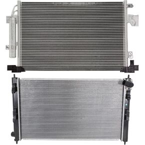 New Aftermarket A/c Condenser Compatible With Mitsubishi Outlander 2007-2013/Mitsubishi Lancer 2008-2017/Mitsubishi Outlander Sport/Mitsubishi PVR 2011-2024 (4Cyl 6Cyl 2.0L 2.4L 3.0L) in Kuwait