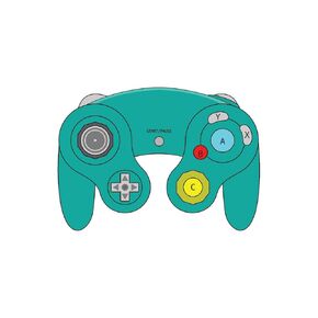 TeknoGame Wired GameCube Controller, Green/Blue in Saudi Arabia