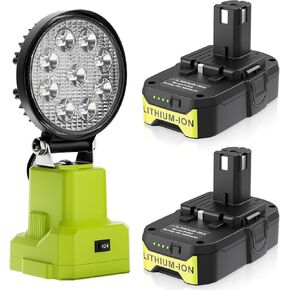 Upgraded 8.0Ah Replace for Ryobi 18V Battery and Charger Combo Compatible with Ryobi 18v Battery Charger P117 and Batteries P108 P102 P103 P104 P105 P107 P109 P122 Cordless Power Tools in Kuwait