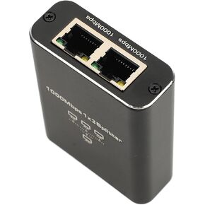 محولات شبكة الكمبيوتر المحمول 1000 ميجابت في الثانية مع كابل طاقة USB RJ45 الفاصل لـ Cat5 5e 6 7 8 كابل LAN الفاصل لمشاركة اتصال الشبكة جيجابت إيثرنت الفاصل 1 إلى 2 سرعة عالية in Kuwait
