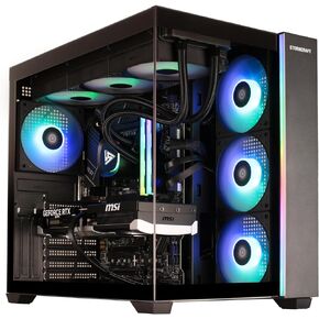 STORMCRAFT Falcon AI Gaming Computer AMD Ryzen 7 7800X3D 5.0 GHz, RX 9070 XT 16G, 32GB DDR5 RGB 6000MHz RAM, 1TB Gen4 NVMe SSD, 850W Gold ATX 3 PSU, 360mm AIO, USB-C, Bluetooth, Wi-Fi VR Ready PC in Kuwait