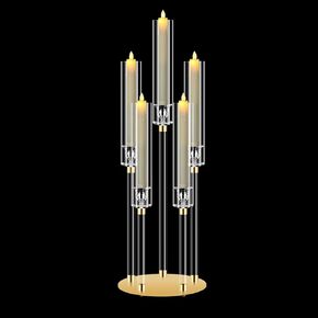 2 مجموعة 5 ARM ACRYLIL CONDLE HOLDER ، MJKEOMO 38.5 '' CANDELABRA CENTELPORSIONS CANCLES in Saudi Arabia