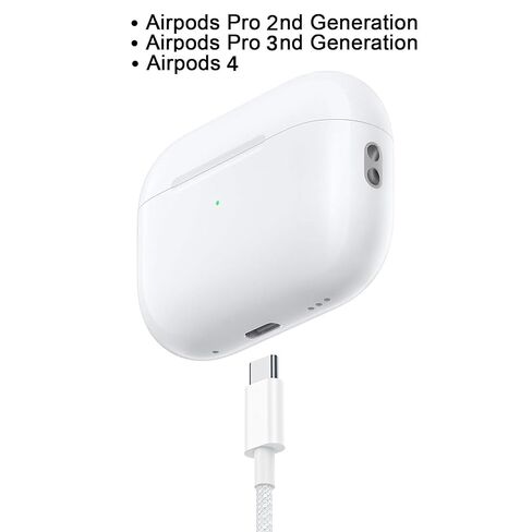 AirPods Pro 3/AirPods 4 Charger Cable,6FT Braided USB-C to USB-C Fast Charging Cord,60W Type-C USBC Cable for iPhone 17/17 Pro Max/17 Air, iPad Pro/Air, MacBook in Saudi Arabia