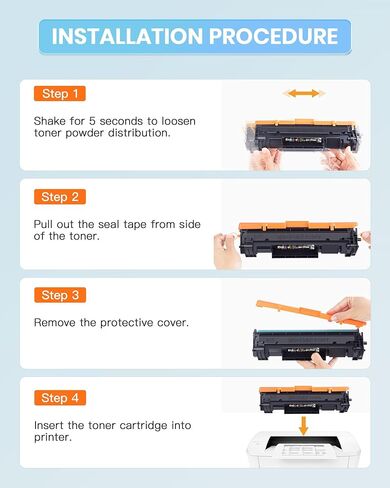 E-Z Ink 48A CF248A Compatible Toner Cartridges Replacement for HP 48A Toner Cartridge Black CF248A to use with Pro M15w M28w M29w M31w M28a M29a M30w M15a M16a M16w Printer (Black, 2 Pack) in Kuwait