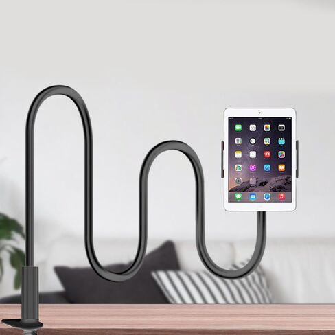 Tablet Holder Stand for Bed Adjustable Flexible Arm Tablets Gooseneck Lazy Holder Stand Mount in Saudi Arabia
