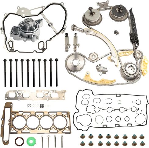 9-0753S Timing Chain Kit w/VVT Sprocket Solenoid Actuator for DOHC 3.0/3.2/3.6L V6, fit for Buick enclave, fit for Chevy Equinox, for XTS, for GMC acadia/Canyon, for Saab, for Saturn in Saudi Arabia