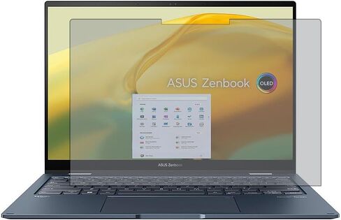 واقي شاشة (مجموعة من قطعتين) متوافق مع جهاز ASUS ZenBook 14 Flip 2 في 1 مقاس 14 بوصة شاشة لمس OLED UP3404VADS74T مضاد للتوهج ومضاد للخدش in Kuwait