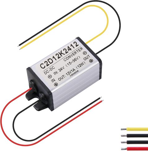 DC DC Stabilizer 8V-40V to 13.8V Boost Buck Converter 20A, Waterproof Automatic Converter Voltage Regulator Auto Step Up/Down 13.8V Volt Transformer Module in Saudi Arabia