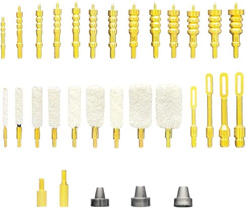 Universal Gun Cleaning Accessories Kit for Handgun & Shotgun — Multi-Caliber Brushes, Mops & Jags in Saudi Arabia