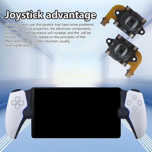 2 Pack Replacement Left and Right Joysticks Analog Thumb Stick Repair Hall Effect Joystick for P*S5 Portal in Saudi Arabia