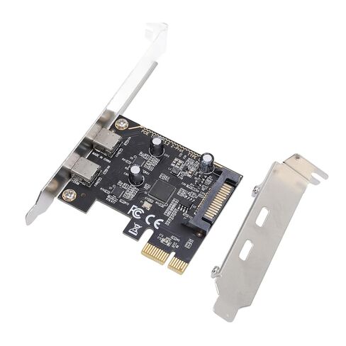 PCIe to Type C Adapter Card, 5Gbps 2 Port USB 3.2 Gen1 Expansion Card PCB ASM1042 Main Control Chip for Work in Kuwait