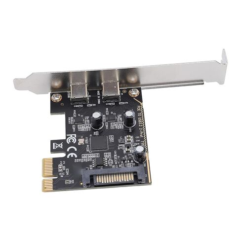 PCIe to Type C Adapter Card, 5Gbps 2 Port USB 3.2 Gen1 Expansion Card PCB ASM1042 Main Control Chip for Work in Kuwait