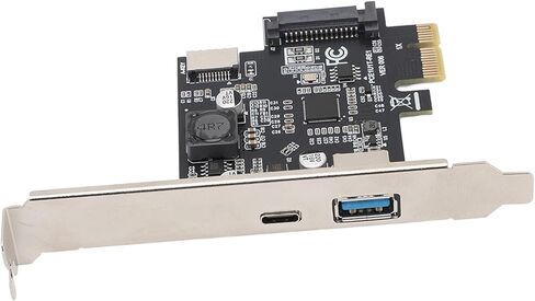 بطاقة توسيع PCIE 1X إلى النوع C، بطاقة توسيع ثابتة وتشغيل 5 جيجابت في الثانية PCIE 1X إلى USB 3.2 GEN1 للعمل in Kuwait