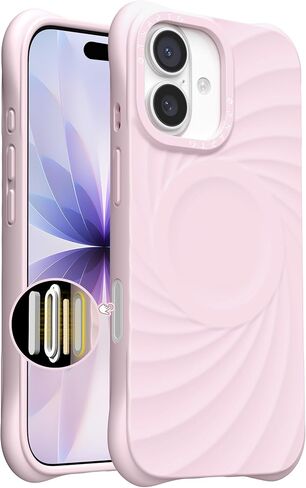 ORNARTO Vortuxe for iPhone 17 Pro Max Case 6.9" | 2X MIL-STD Protection | Camera Button Control | Compatible with MagSafe | Sleek Aesthetic Liquid Silicone Phone Cover | Latte in Saudi Arabia