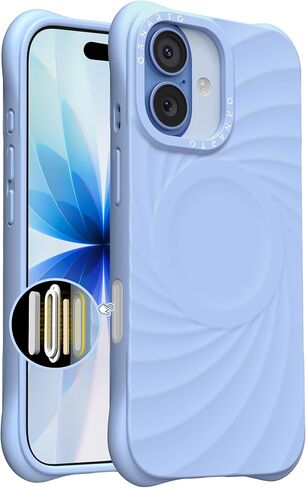 ORNARTO Vortuxe for iPhone 17 Pro Max Case 6.9" | 2X MIL-STD Protection | Camera Button Control | Compatible with MagSafe | Sleek Aesthetic Liquid Silicone Phone Cover | Latte in Saudi Arabia