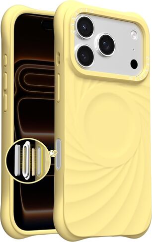 ORNARTO Vortuxe for iPhone 17 Pro Max Case 6.9" | 2X MIL-STD Protection | Camera Button Control | Compatible with MagSafe | Sleek Aesthetic Liquid Silicone Phone Cover | Latte in Saudi Arabia