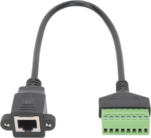 قابس أنثى Acouto RJ45 إلى محول طرفي برغي 8 دبوس لـ UTP Cat5/6/7 - سلك تمديد بدون لحام in Saudi Arabia