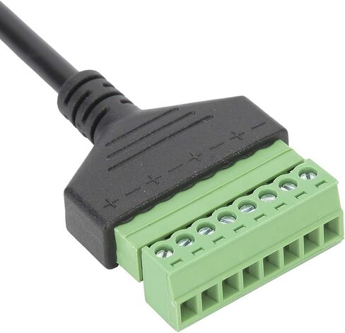 قابس أنثى Acouto RJ45 إلى محول طرفي برغي 8 دبوس لـ UTP Cat5/6/7 - سلك تمديد بدون لحام in Saudi Arabia