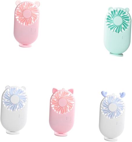 Kisangel Portable USB Mini Fan Silent Desk Fan for Office Home Use in Green for Travel and Study in Saudi Arabia