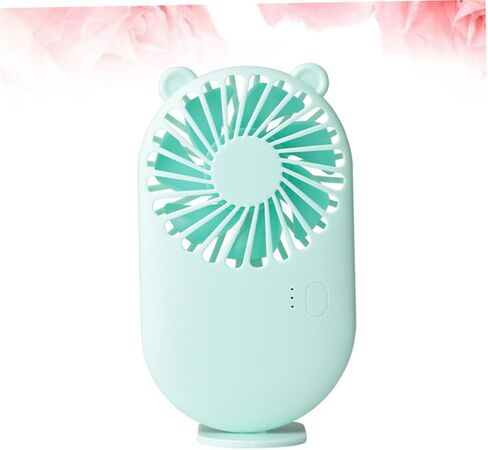 Kisangel Portable USB Mini Fan Silent Desk Fan for Office Home Use in Green for Travel and Study in Saudi Arabia